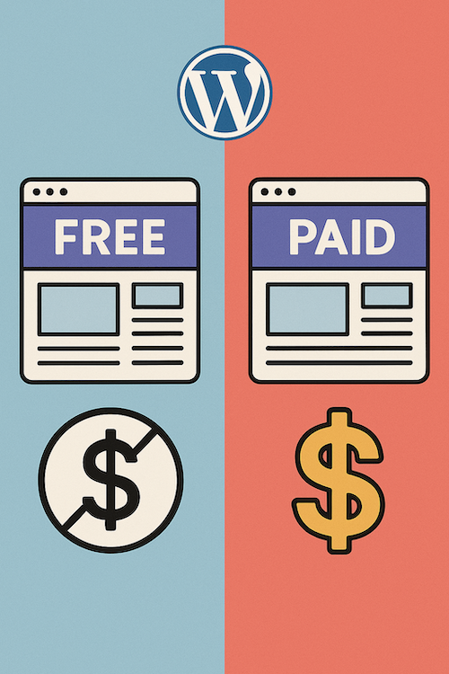 WordPress Free Themes Versus 22Paid Themes
